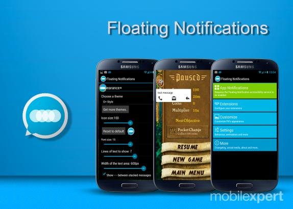 Floating Notifications