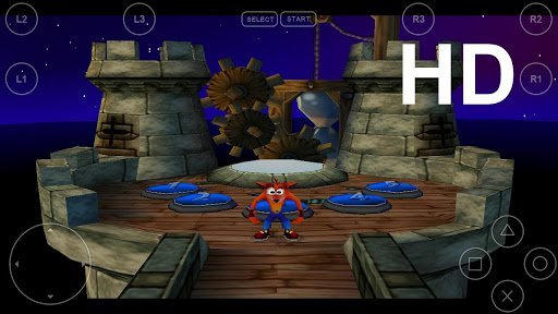 tela do jogo Crash Bandicoot