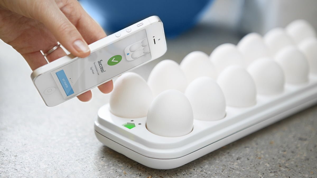 Egg Minder, um avisador de quantos ovos você ainda tem na geladeira