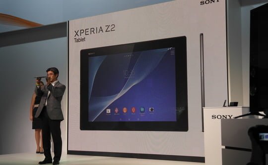 Lançamento do Xperia Z2 tablet fonte: http://www.theinquirer.net/