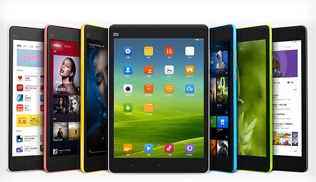 Xiaomi MiPad um tablet de plastico com cara de iPhone 5C