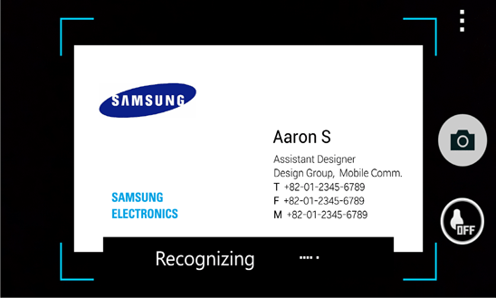 Scanner de cartões da SamsungScanner de cartões da Samsung