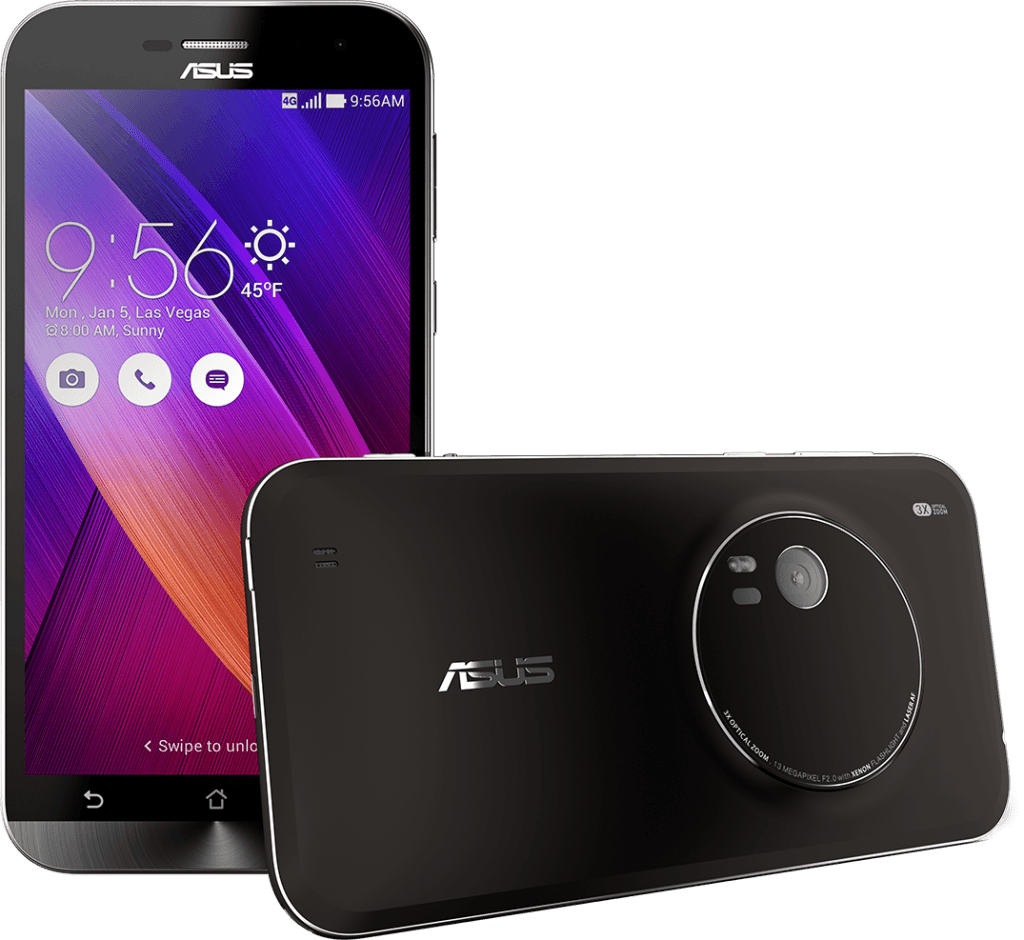 ZenFone Zoom projetada para incorporar lentes de 10 elementos para Zoom óptico de 3X, enquanto ainda manter o dispositivo tão fino quanto 11,95 milímetros. É smartphone mais fino oferecendo até 12X zoom-in.