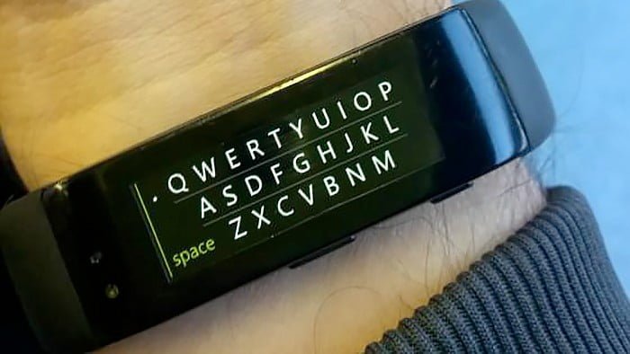 Porque será que teremos teclado na Microsoft Band ?