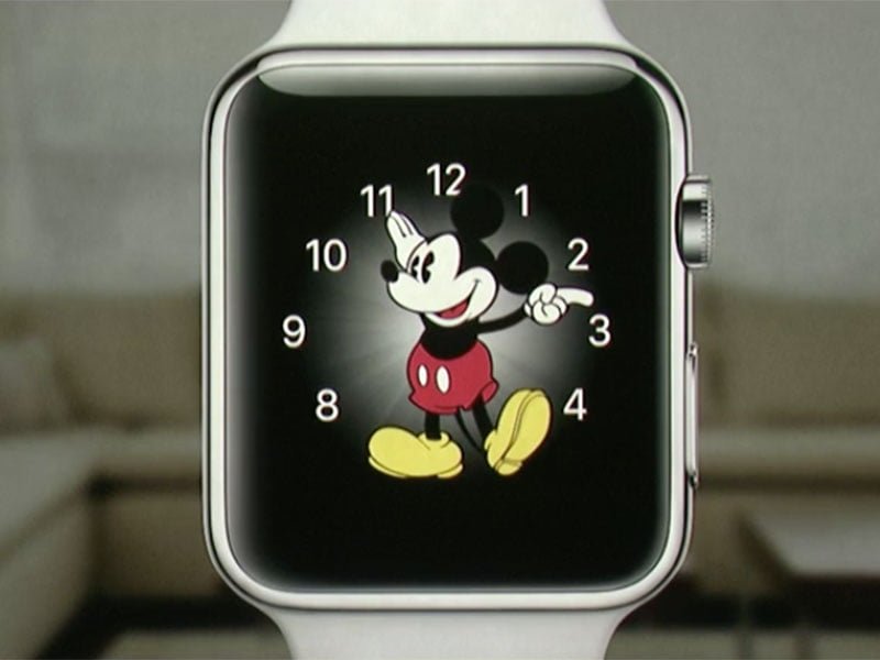 Com um amigo super famoso, o Apple Watch é apresentando com o seu display Disney e alguns apps