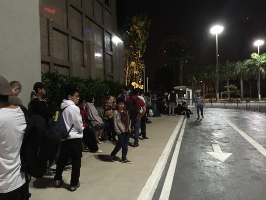 Entrada do MorumbiShopping as 5h da manhã, com apenas 190 pessoas