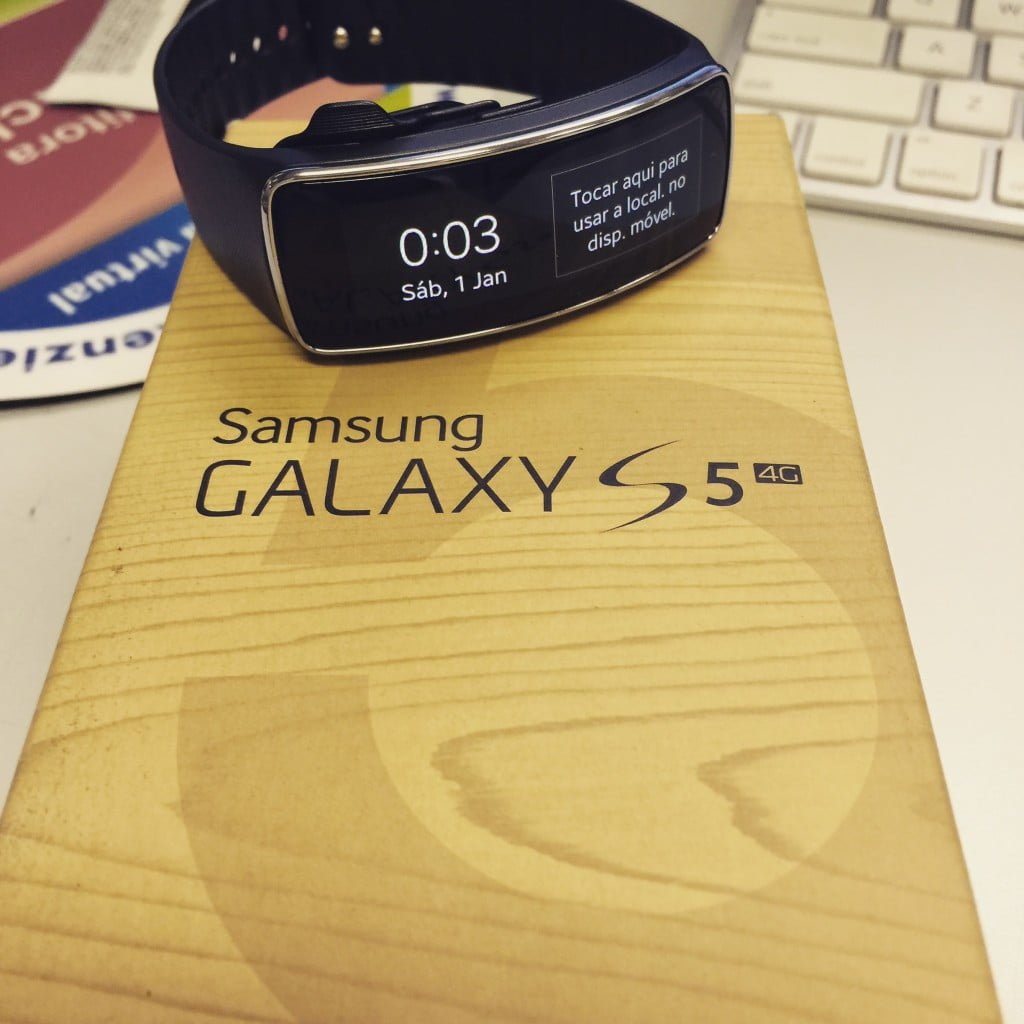 Gear Fit e Samsung S5 uma grande combinação