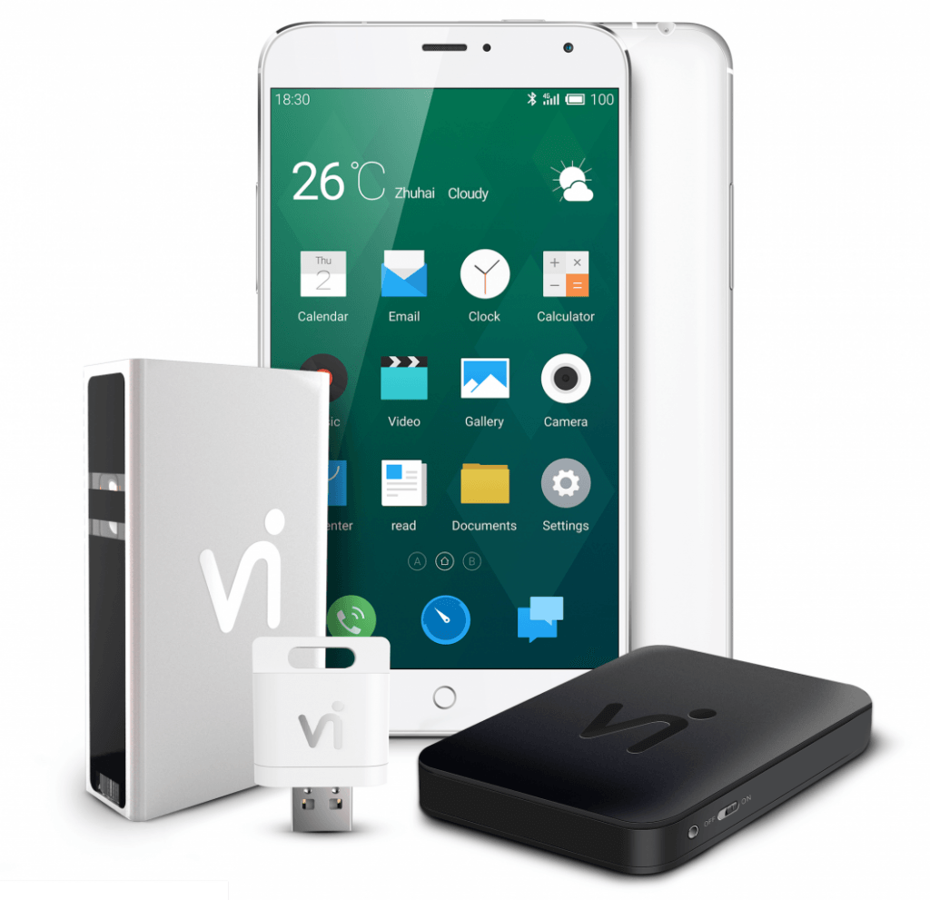 Meizu MX4 e sua station de produtos Vi Center, Vi Drive e Vi Cast
