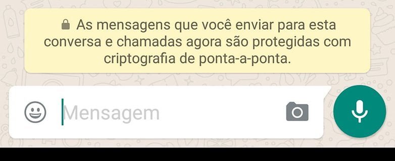 WhatsApp implementou criptografia em suas mensagens