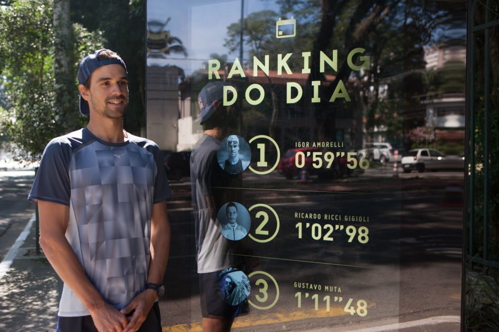 Igor Amorelli, triatleta patrocinado pela Mizuno, fez o melhor tempo no sábado, dia 9 (Foto: Divulgação)