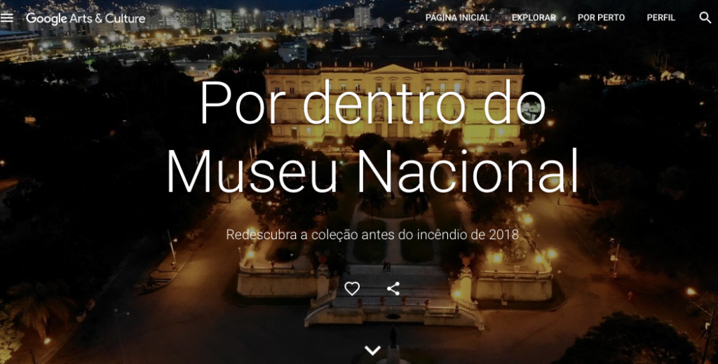 Tour Virtual do Museu Nacional Brasileiro