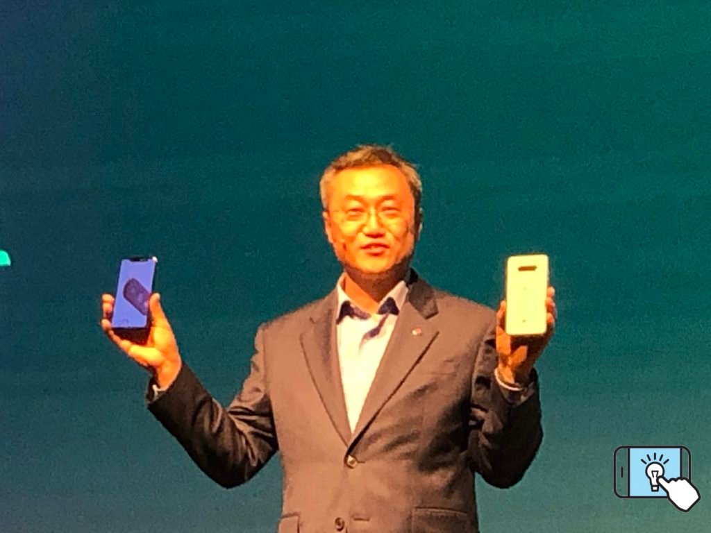 Chris Jung Presidente da LG do Brasil apresentando o LG G8S THINQ