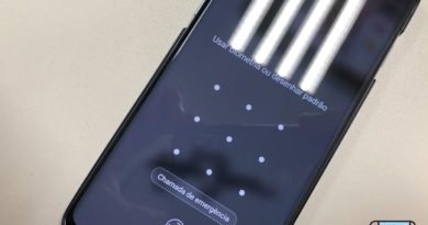 Galaxy S10 com desbloqueio por digital na tela