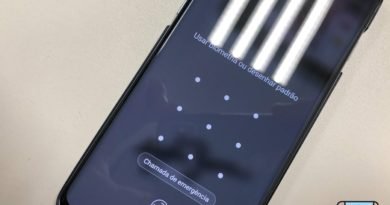 Galaxy S10 com desbloqueio por digital na tela