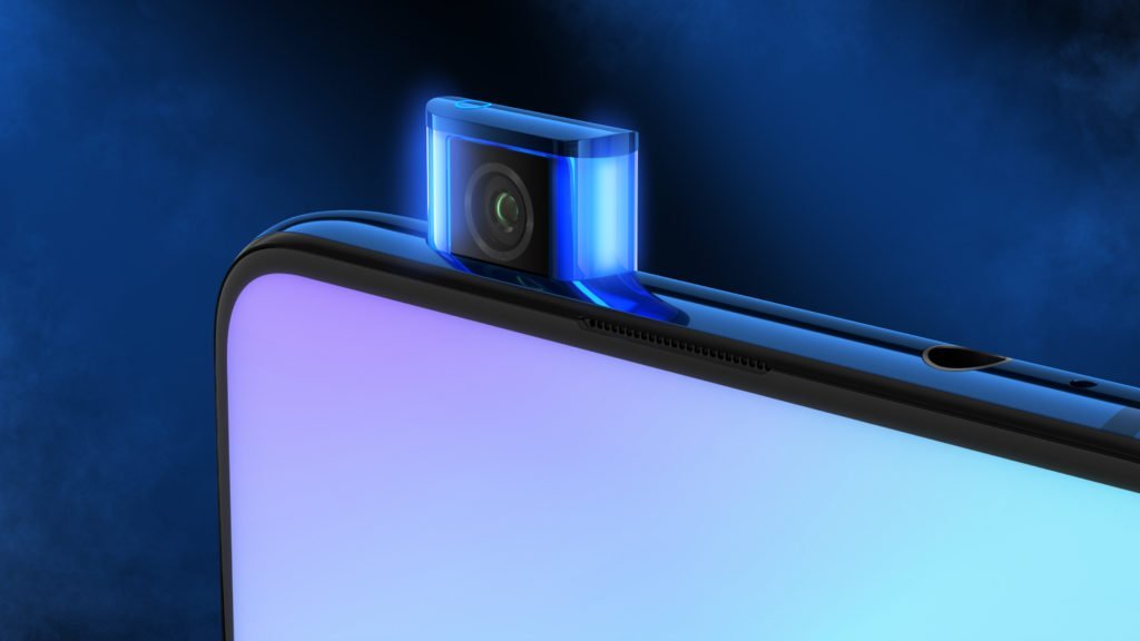 câmera selfie pop-up