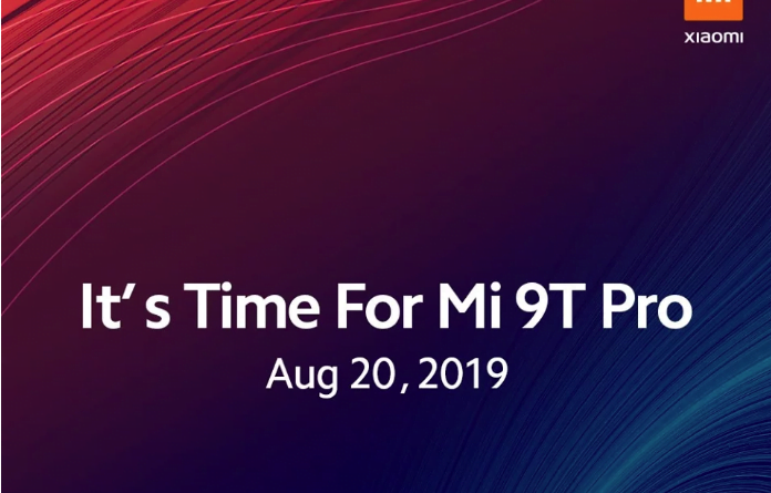 Convite de lançamento do Xiaomi Mi 9T Pro
