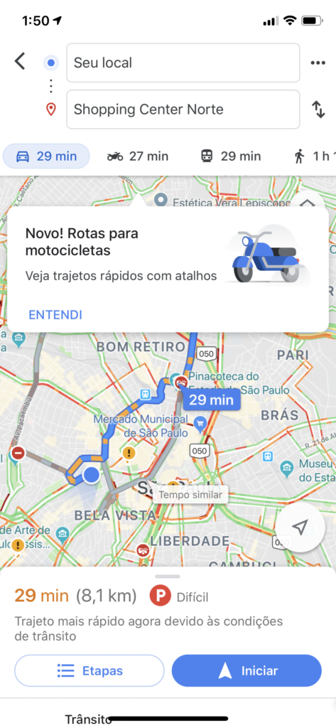 Modo Motocicleta