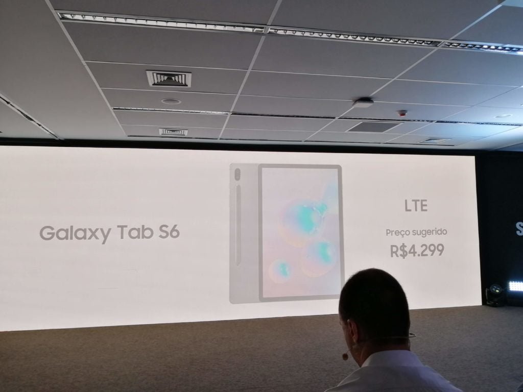 Preço Galaxy Tab S6 no Brasil