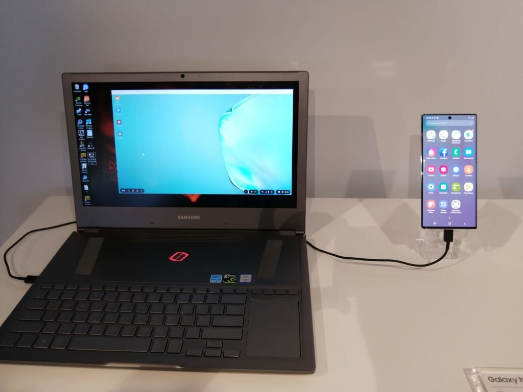 Samsung Dex rodando dentro do Notebook