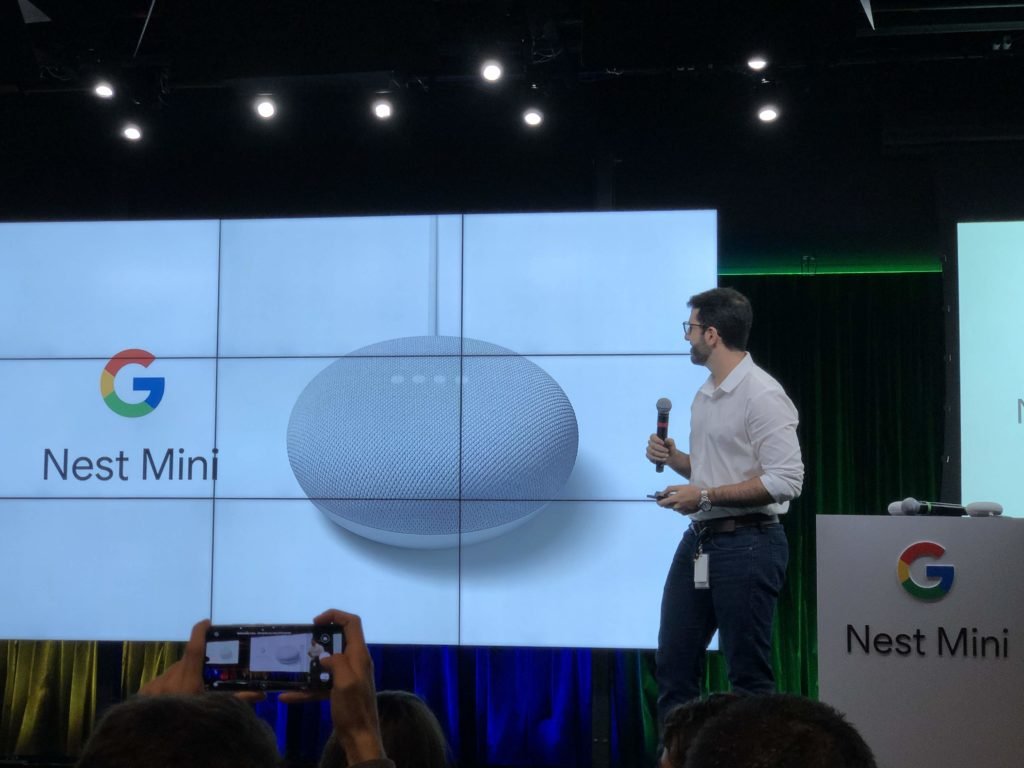 Vinicius Dib apresentando a Google Next mini
