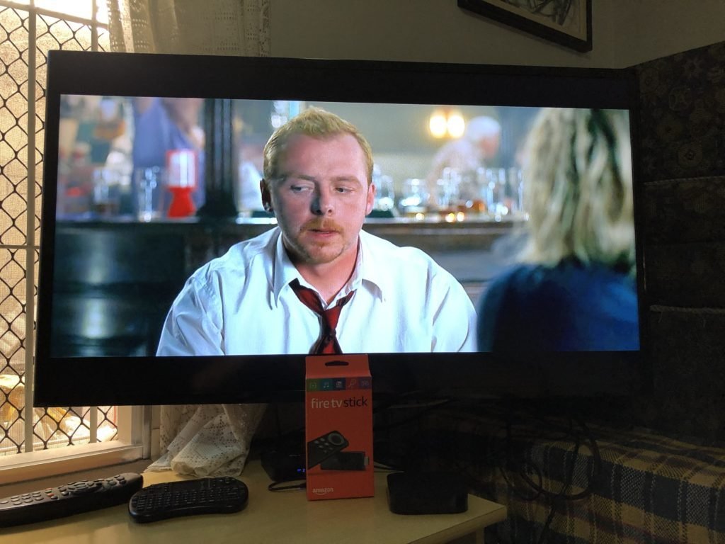 Amazon Fire Tv Sticker configurado