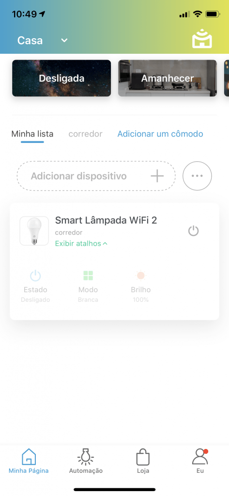 App Positivo Casa Inteligente