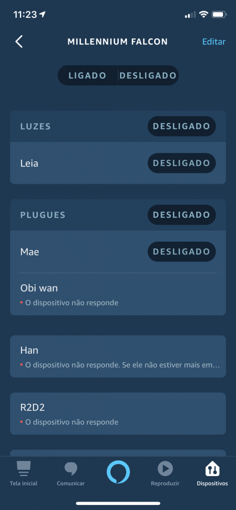 Smart Lâmpada na Alexa