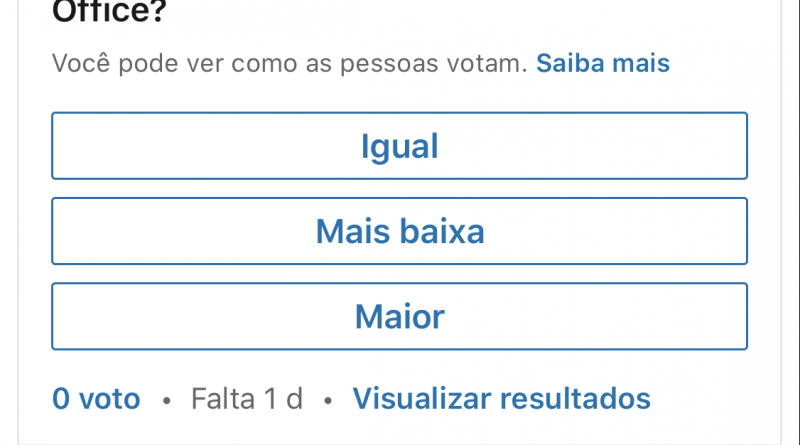 LinkedIn Enquete