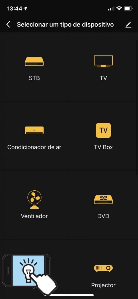 Smart Life adicionando dispositivos