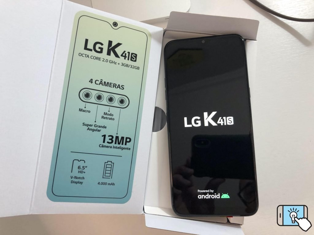 Caixa do LG k41s
