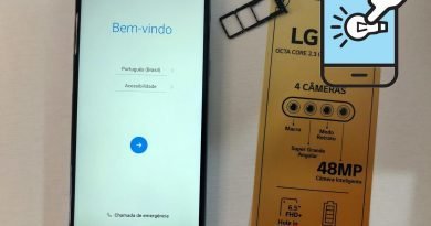 LG k61 com bandeja para 2 sim e mais microSD
