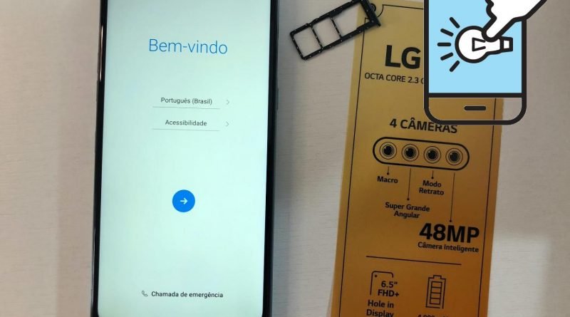 LG k61 com bandeja para 2 sim e mais microSD