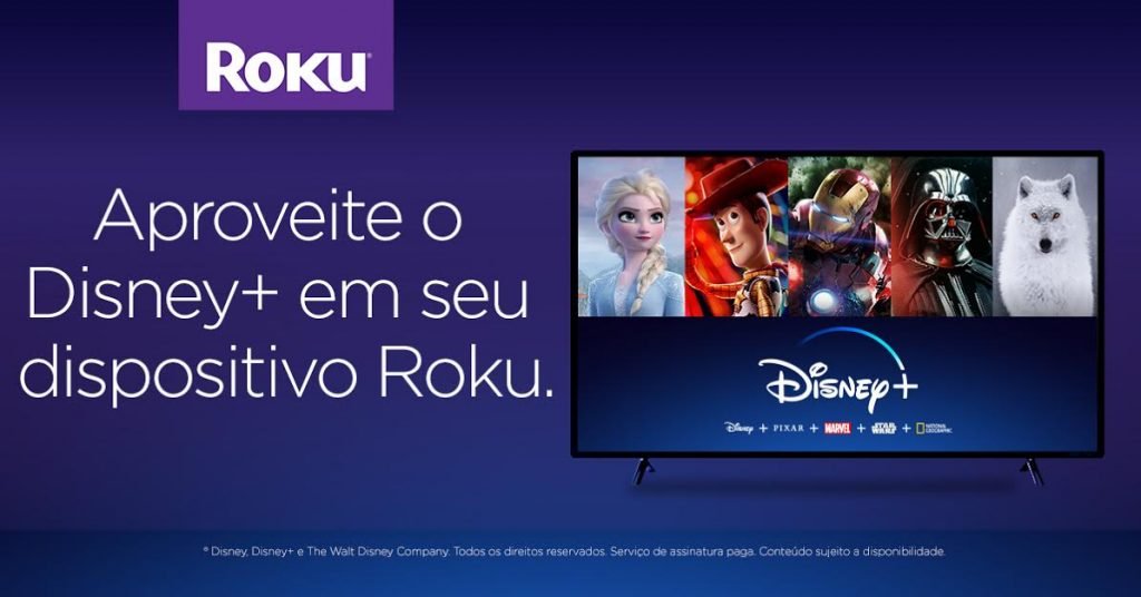 Disney+ chega à plataforma da Roku no Brasil