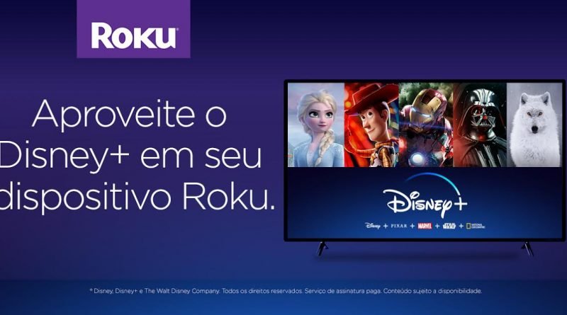 Disney+ chega à plataforma da Roku no Brasil