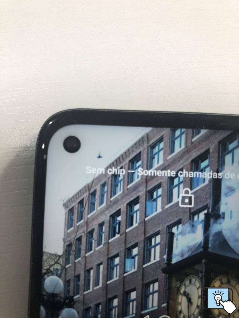 Câmera Selfie do Moto G8 Power melhor posicionada