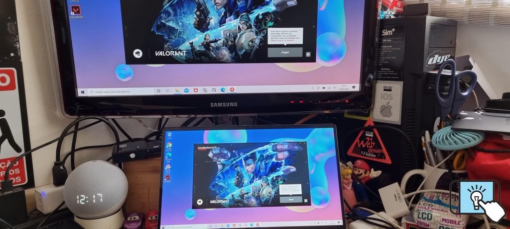 Mesmo sendo menos focado em games, dá para jogar nele