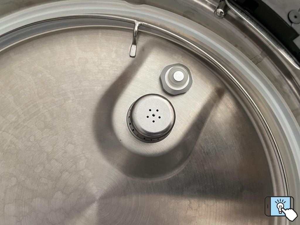Detalhes de vedação da Panela Elétrica de Pressão Midea Liva 6L