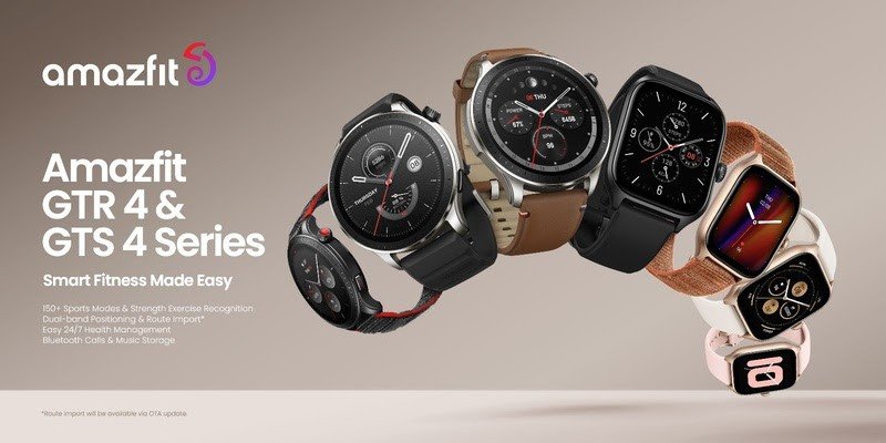 smartwatches GTR 4 e GTS 4