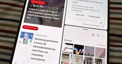 Fazendo uso da produtividade do Galaxy Fold Z4 com múltiplas janelas