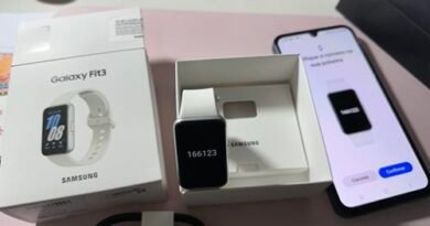 Galaxy Fit 3 pulseira com funcionalidade de relógio