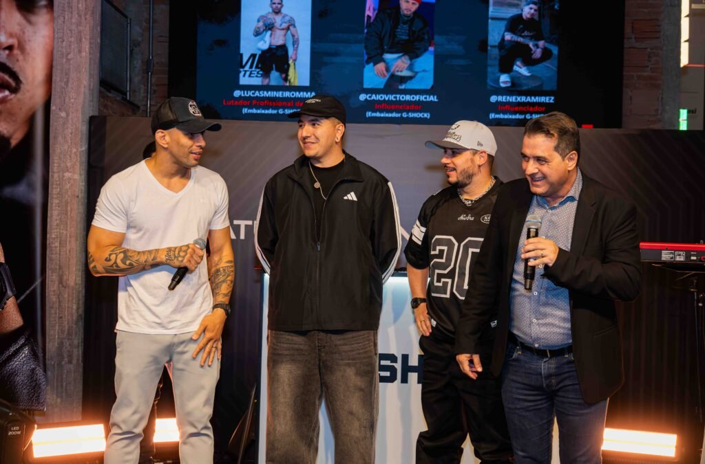 Lucas Mineiro, Caio Vitor e Rene Ramirez