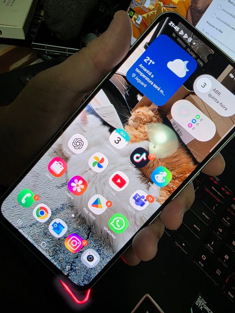 Tela Super AMOLED de 6.7