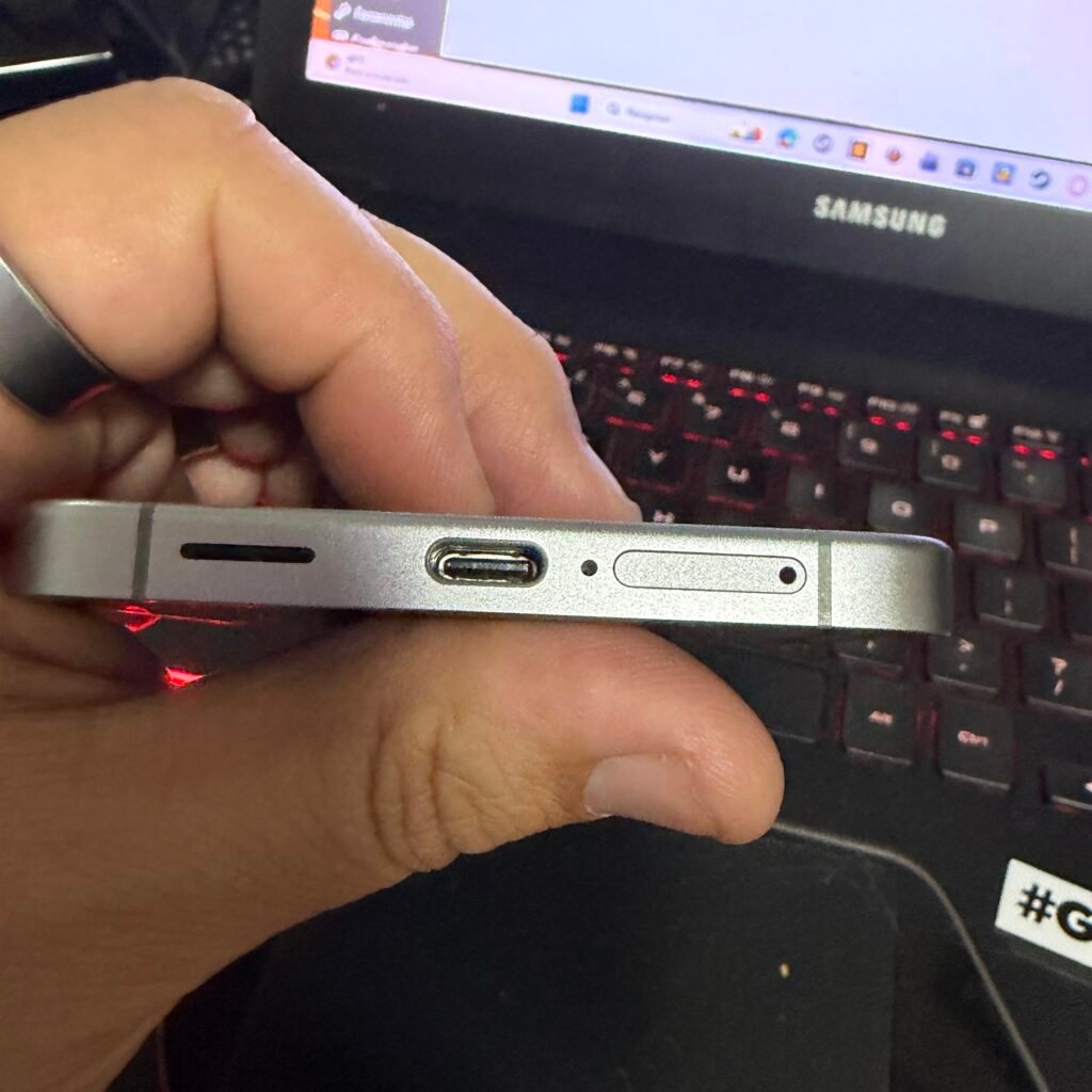 Sem entrada p2 e seguindo os materiais da linha galaxy S25