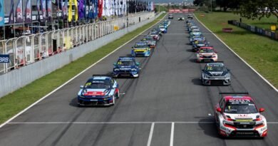 Largada da TCR na primeira etapa, em Curvelo-MG (Magnus Torquato/ Vicar)