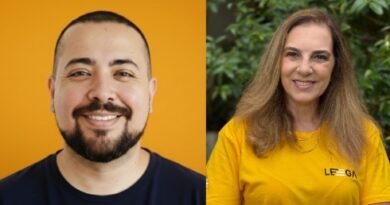 Natsuo Oki e Renata Serra, heads de IA da Leega Consultoria Foto/ divulgação: Leega
