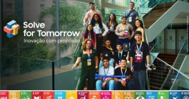 Integrantes do projeto BabaçuTech (Vencedor Nacional em 1º lugar) e Apollo SPX (Vencedor pelo Júri Popular) da 12ª edição do Solve for Tomorrow