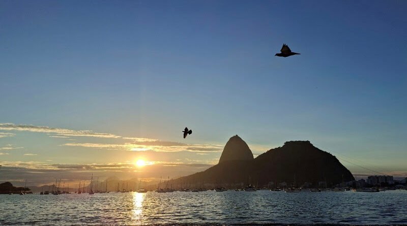 William Guido capturou o pôr do sol e o Pão de Açúcar, no Rio de Janeiro, com o Galaxy A57 5G