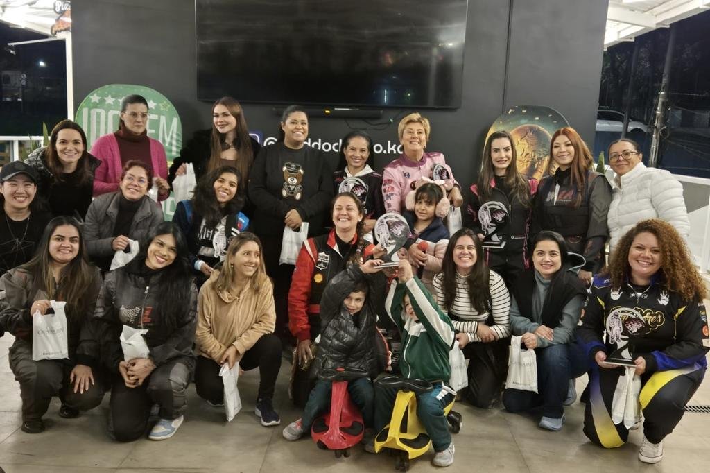 Pódio do Mulheres em Ação no GP HB Men (Foto: Emerson Santos)
