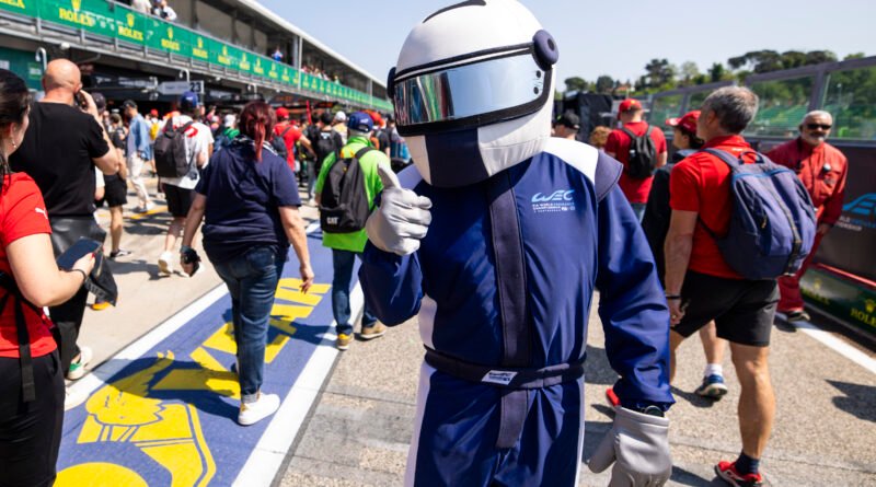 Wecquinho, mascote do FIA WEC, estará na ação interagindo com o público (DPPI)