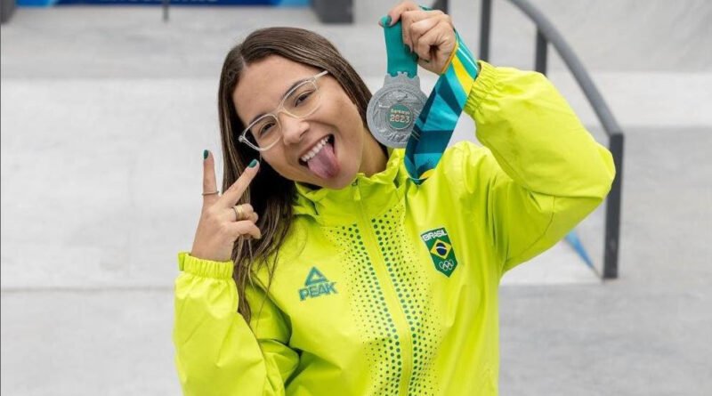 Pâmela Rosa, multicampeã no skate, dará a bandeirada quadriculada (Reprodução)